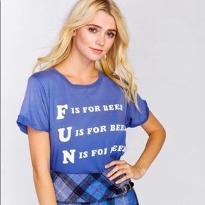 Wildfox Graphic FUN tee